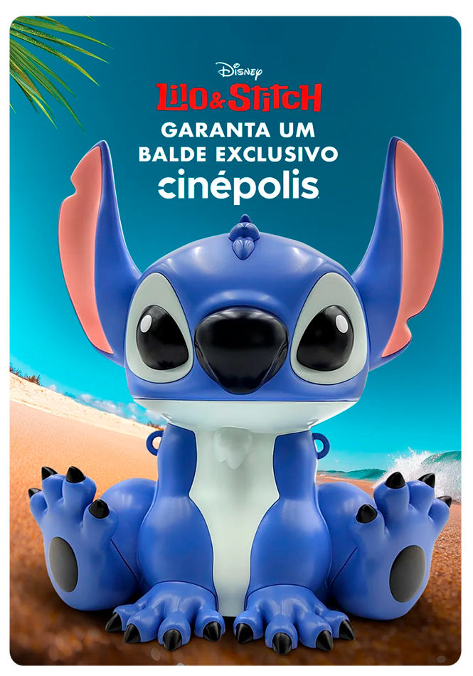 Balde de Pipoca Stitch